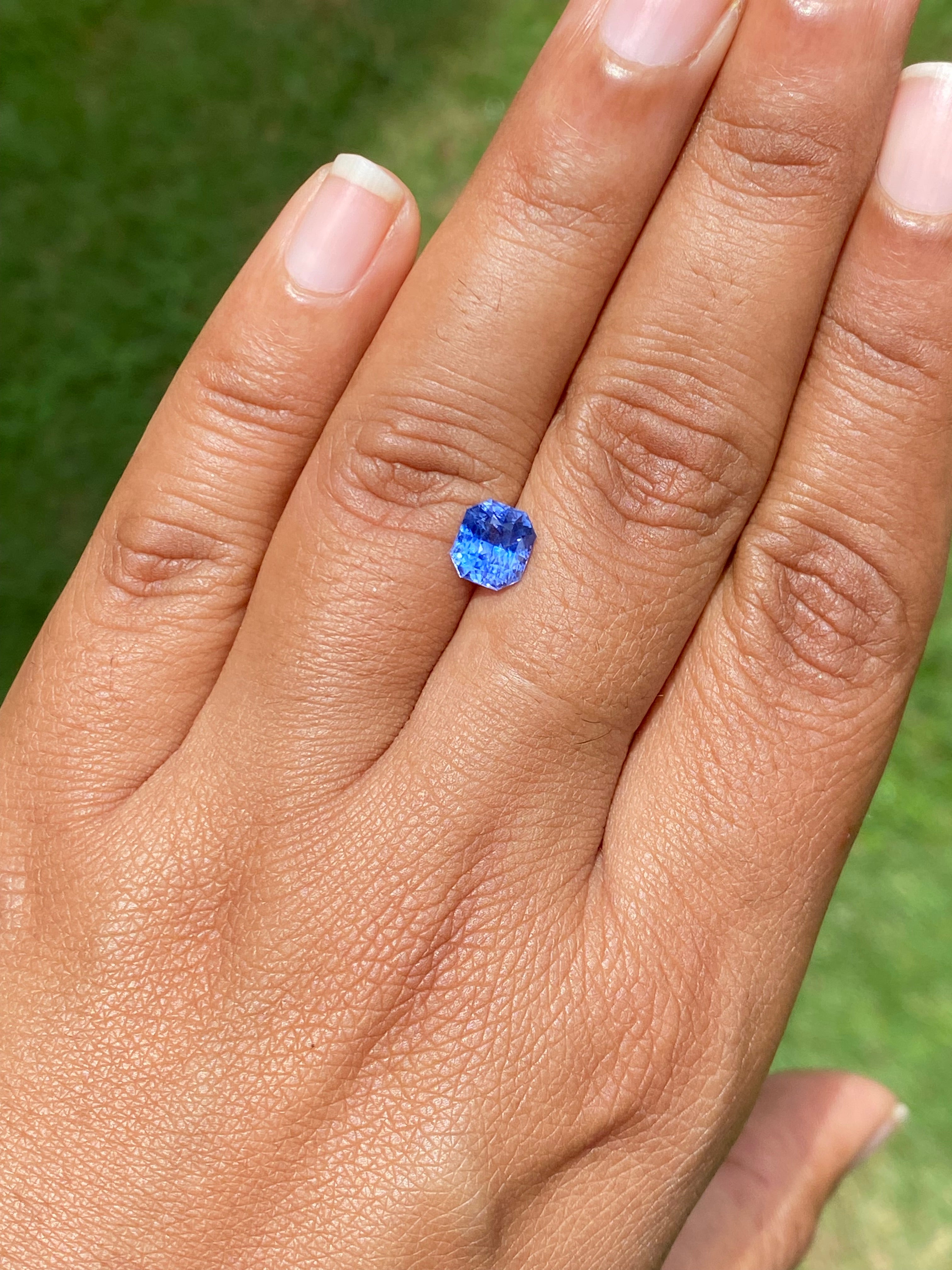 Natural Ceylon Blue Sapphire 2.16ct Unheated