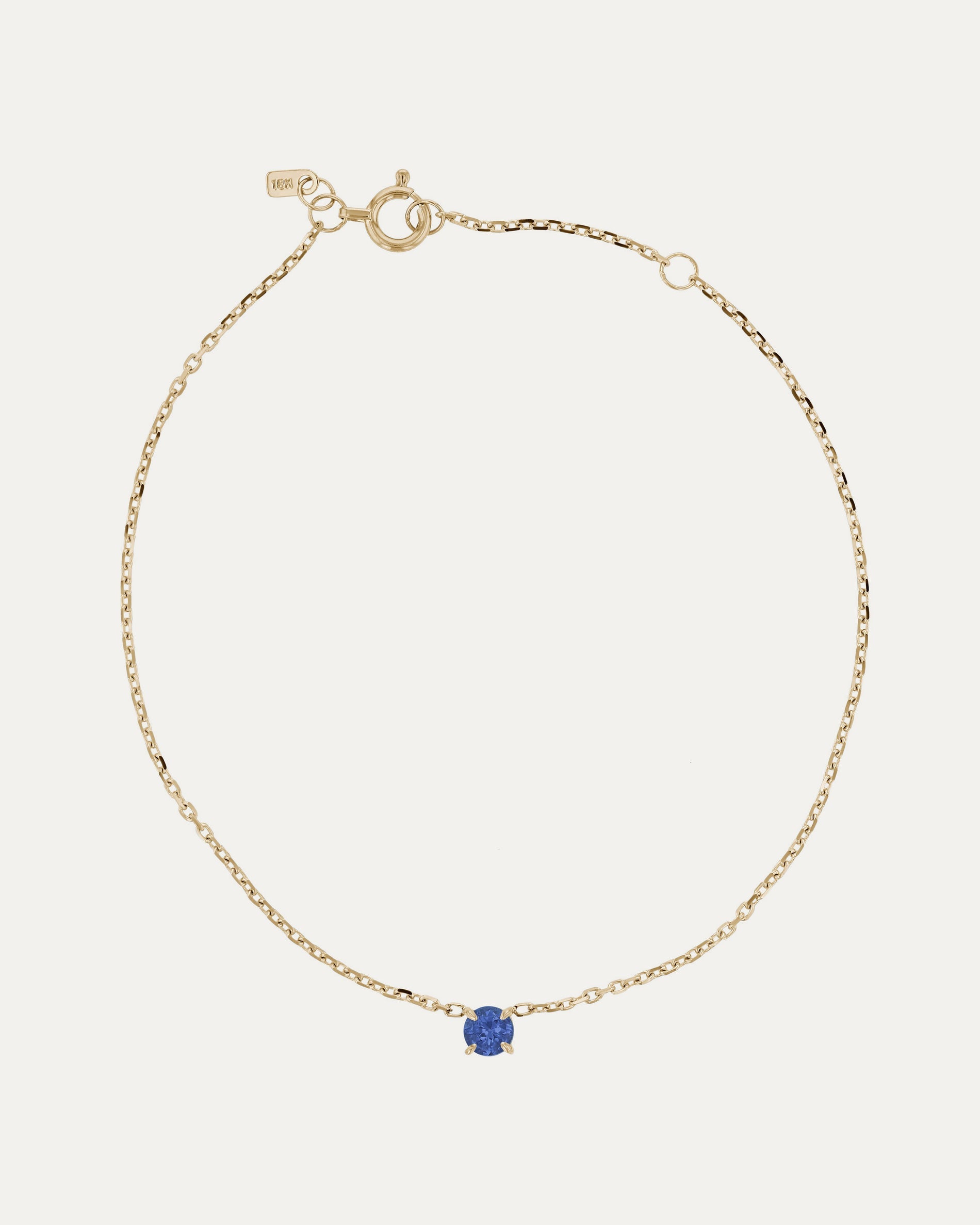Blue Sapphire Birthstone Bracelet